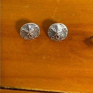 James Avery Retired Sanddollar Earrings